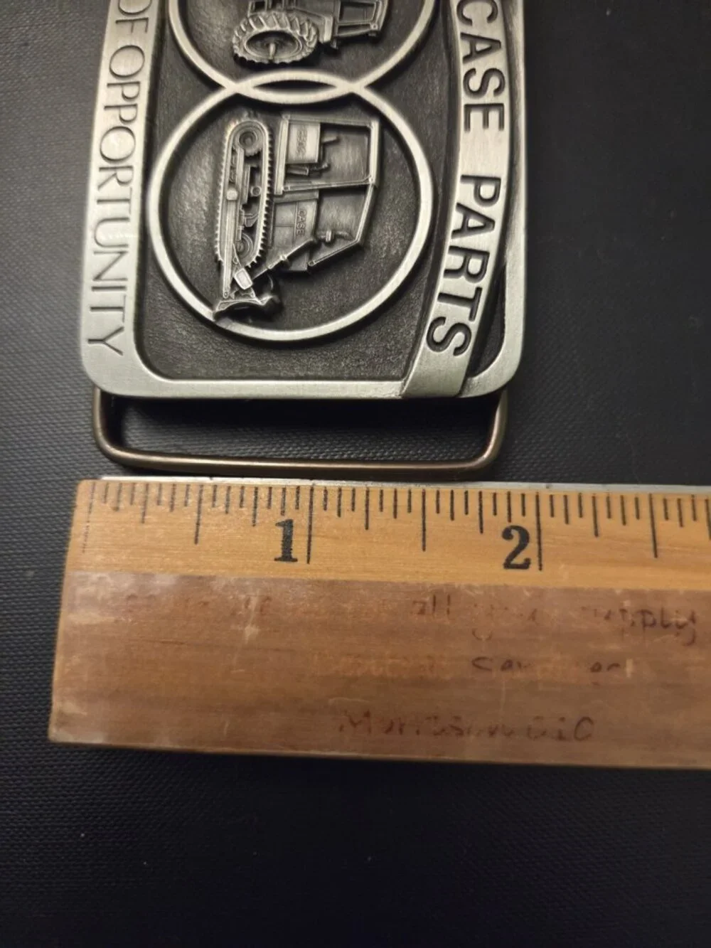 Vintage New Pewter JI Case Parts Land Of Opportunity Trade Fair 1986‎